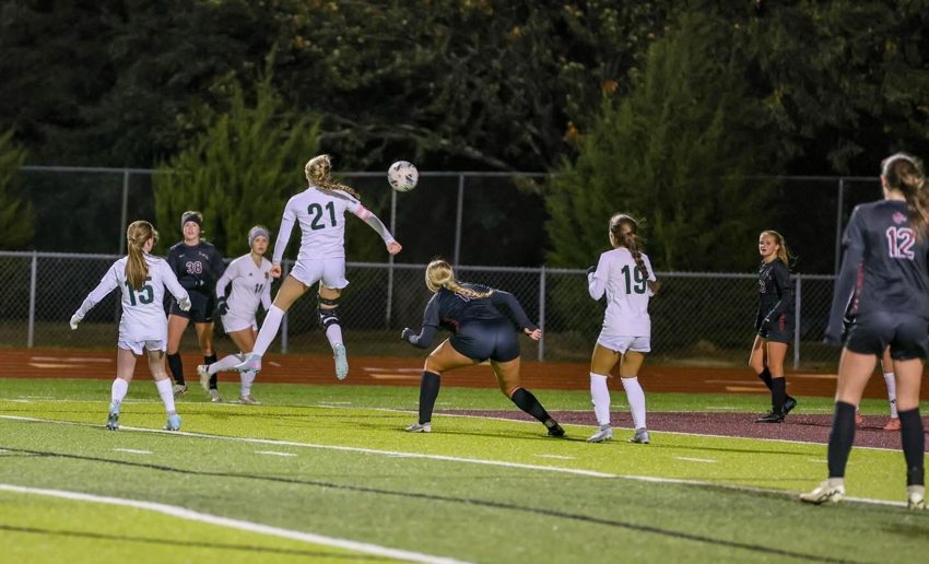 Lincoln Girls Soccer game action photo 5